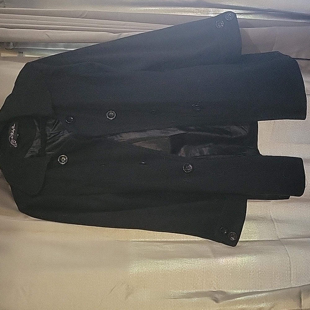 Black Ruby Rose Peacoat